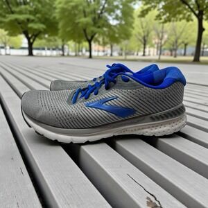 Brooks Adrenaline GTS 20 Men's Running Shoes Gray Blue "DadShoe" quiet luxury 12